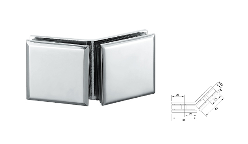 Glass Fix Clip,135°（Double）